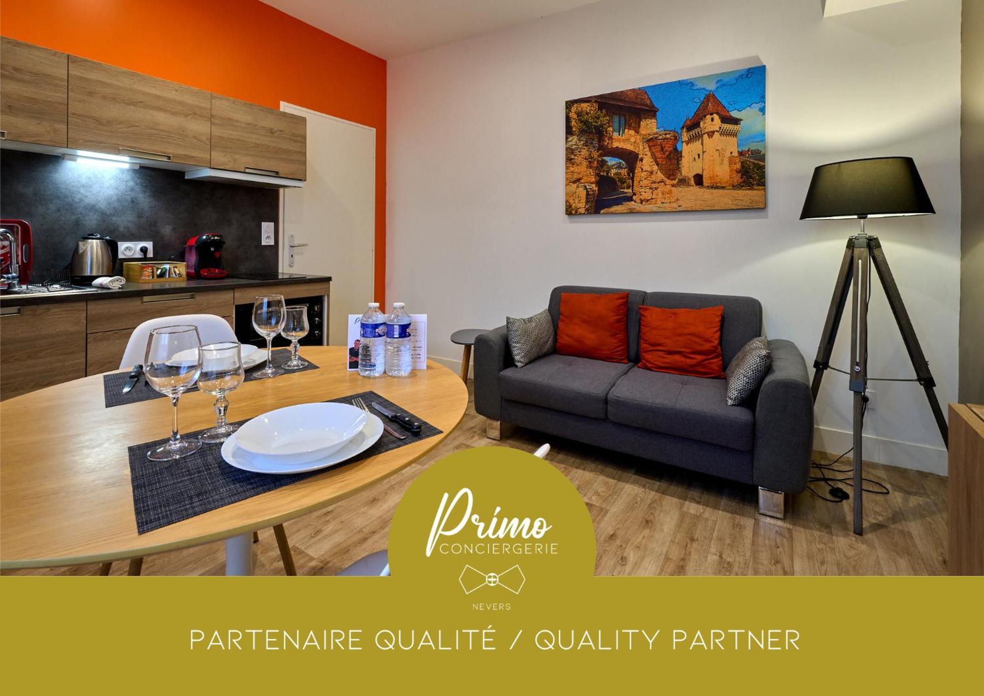 Le Faidherbe Style Appart' Hotel - Wifi Gratuit - Parking Gratuit Calme Et Lumineux ヌヴェール エクステリア 写真